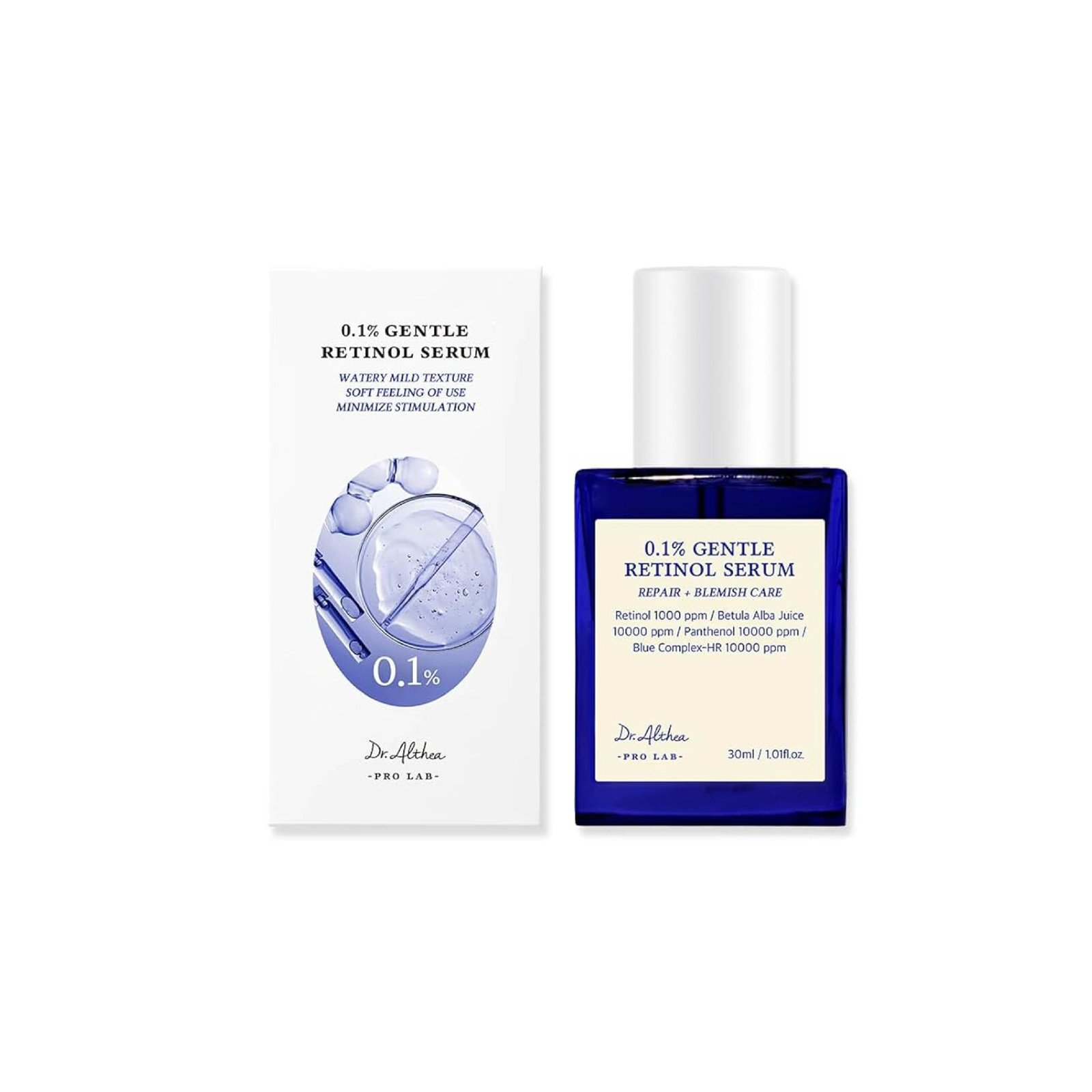Dr.Althea 0.1 Gentle Retinol Serum - Korean skincare 30ml 1.01fl.oz